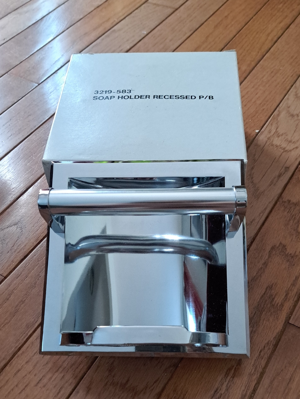New Recessed Wall Soap Holder - Polished Chrome